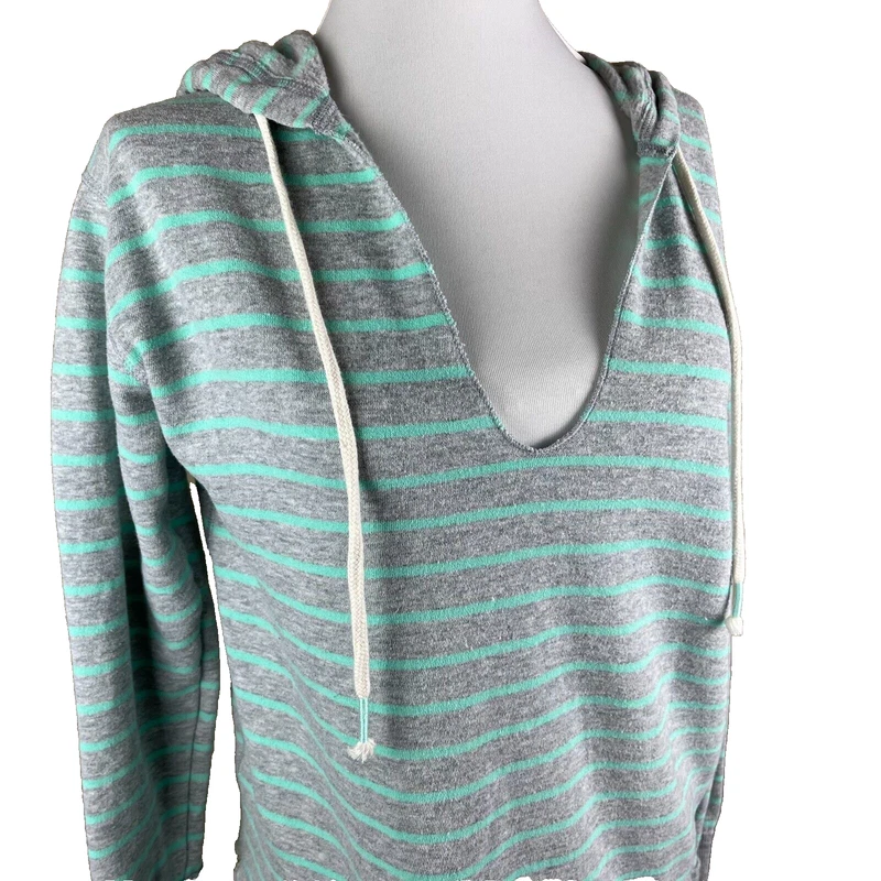 victoria-secret-vs long sleeve stripe hoodie
