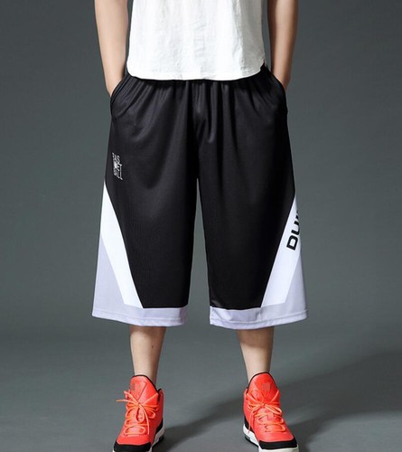 Men's Plus Size Quick Dry Wide Leg Sports Basketball Casual Breathable Shorts  - Bild 15 von 18