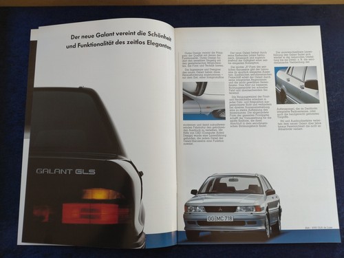 Mitsubishi Galant 1800 GLS Turbo Diesel 2000 GLSi De Luxe Brochure 03/1988 - Picture 3 of 10