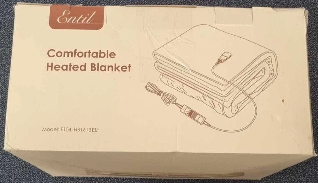 Entil Comfortable Heated Blanket 6 heating levels, ETGL-HB1613EU 130-180cm  #P42 | eBay