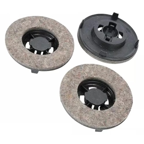 Spazzola Lucidatrice Disco Feltro Universale Hoover 3 pezzi Pavimento Parquet - Foto 1 di 6