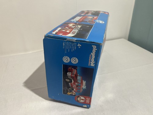Playmobil Geobra 3181 Fire Lead Rescue Truck Car Boxed Complete - Picture 20 of 23