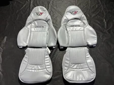 Chevy Corvette C5 Sports Synthetic Leather Seat Covers In Gray Color 1997-2004