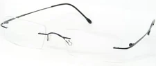 Original Argus RX3002 BLACK EYEGLASSES GLASSES METAL RIMLESS 52-18-140mm Germany