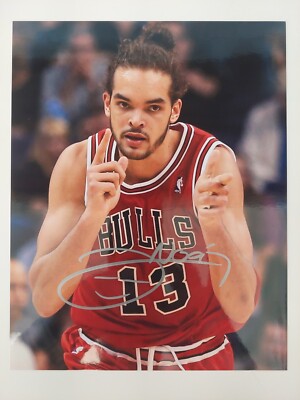 Plaque Parquet Basket - Signée Joakim Noah - Chicago Bulls 2009