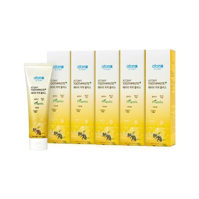 ATOMY Toothpaste Plus 200g x 5EA Propolis Toothpaste K-Beauty
