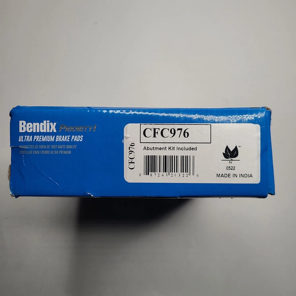 For Toyota Tacoma 05-17 Bendix Premium Copper Free Ceramic Front Disc Brake Pads — 第 3/4 张图片