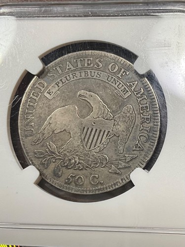 NGC VG8 1809 XXX EDGE CAPPED BUST HALF DOLLAR TOUGH VARIETY - Picture 2 of 3