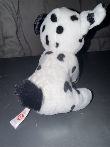 Ty CATCHER Beanie cane dalmata bambini 6" peluche vellutato fagiolo peluche giocattolo di peluche - Foto 8 di 14