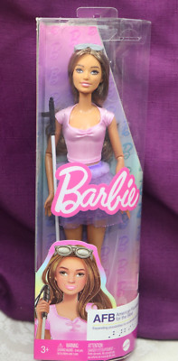 ファンデーション Barbie 2024 Mattel AFB (American Foundation For The Blind) Barbie HRH17