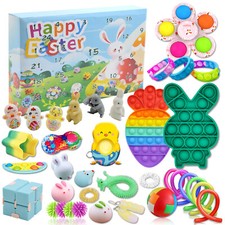 25 Days Advent Calendar Sensory Fidget Toys Activity Set Easter Gift Kids Pack