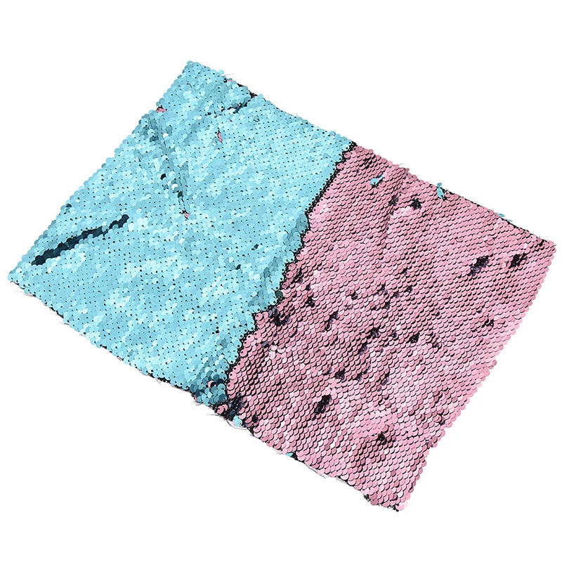 21X29cm Synthetic Leather Double Face Sequines Fabric DIY Handmade Accessories - Image 2 of 4