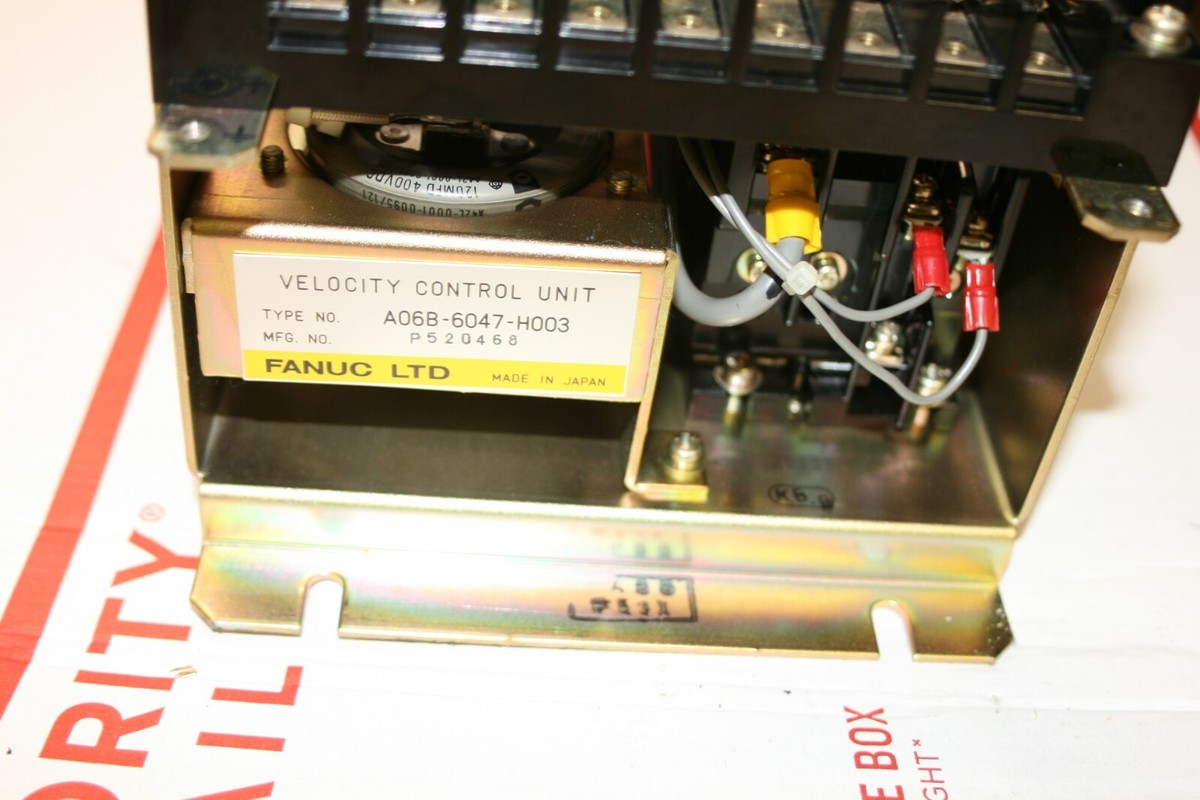 Fanuc Velocity Control Unit, # A06B-6047-H003, w/ A20B-0009