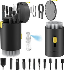 Keyboard Cleaner Kit, Electronics Cleaning Kit with Retractable Big Brush, Porta