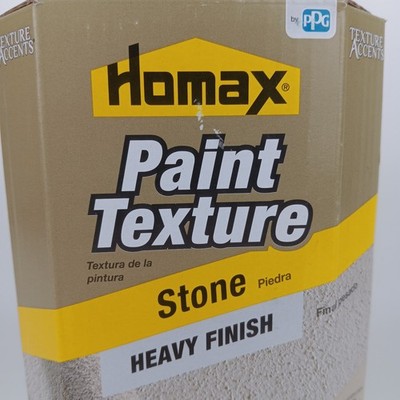 HOMAX Paint Texture Powder Additive STONE (*Heavy Finish)MIX in 1 Gallon ROLL ON