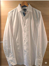 Rosso Milano Italy Modern Fit Size M 15.5 