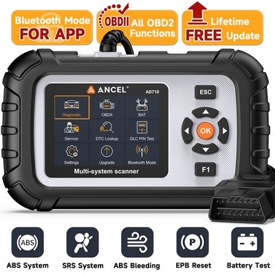 ANCEL AD710 MotorBatterietest KFZ Diagnose scanner ABS SRS ABS Blutungen EPB