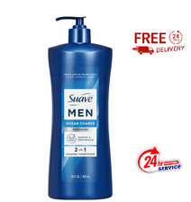 Suave Men 2-in-1 Ocean Charge Shampoo and Conditioner 28 fl oz