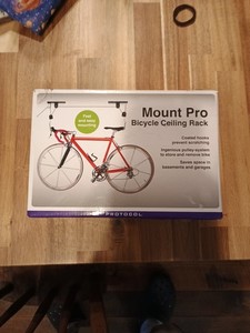 NEW PROTOCOL BICYCLE CEILING RACK MOUNT PRO, FAST EASY MOUNTING, SAVE SPACE BIKE
