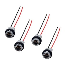 YoRise T15 912 920 921 Car Bulb Socket Pre-Wire Pigtail Adapter, Nylon 4PCS