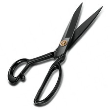 10-Inch Fabric Scissors - High Carbon Steel Sharp Tailor Scissors for Cutting...
