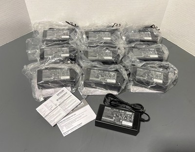 Lot of 10 Epson PS-190 M368A AC Adapter Power Supplies Black New No Boxes