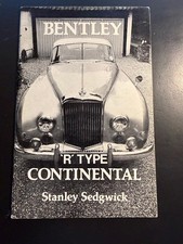 Bentley R Type Continental Sedgwick Rolls Royce Bently Woudenberg Books