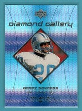 1999 Upper Deck Black Diamond #G2 Barry Sanders Diamond Gallery
