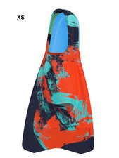 SPEEDO MULTICOLOR DESIGN MEDIUM BLADE FIN, Yo...