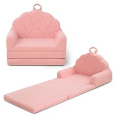 Toddler Chair for Kids, 2-in-1 Soft Couches That Fold Out for Toddler, Conver...