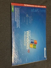 Microsoft Windows XP Professional CD Sealed NO PRODUCT KEY Version 2002 SP1