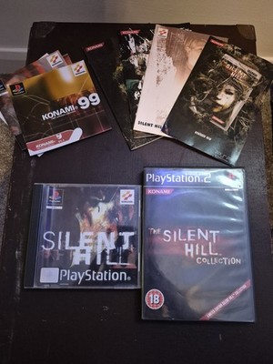 Super seltene Silent Hill Sammlung Spiele PS2 PS1 Konvolut Top Zustand