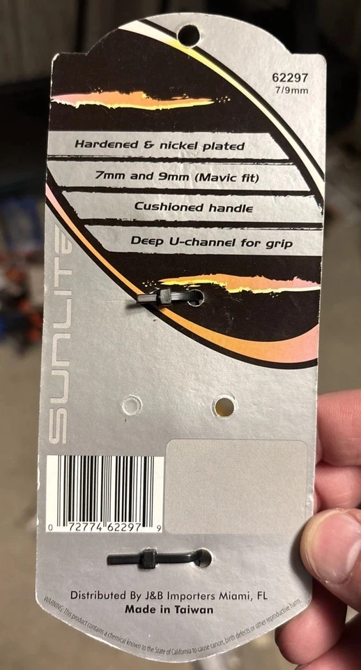 Llave de radios NOS Sunlite Dual Pro para herramienta Mavic de 7 mm y 9 mm Foto 2 de 2