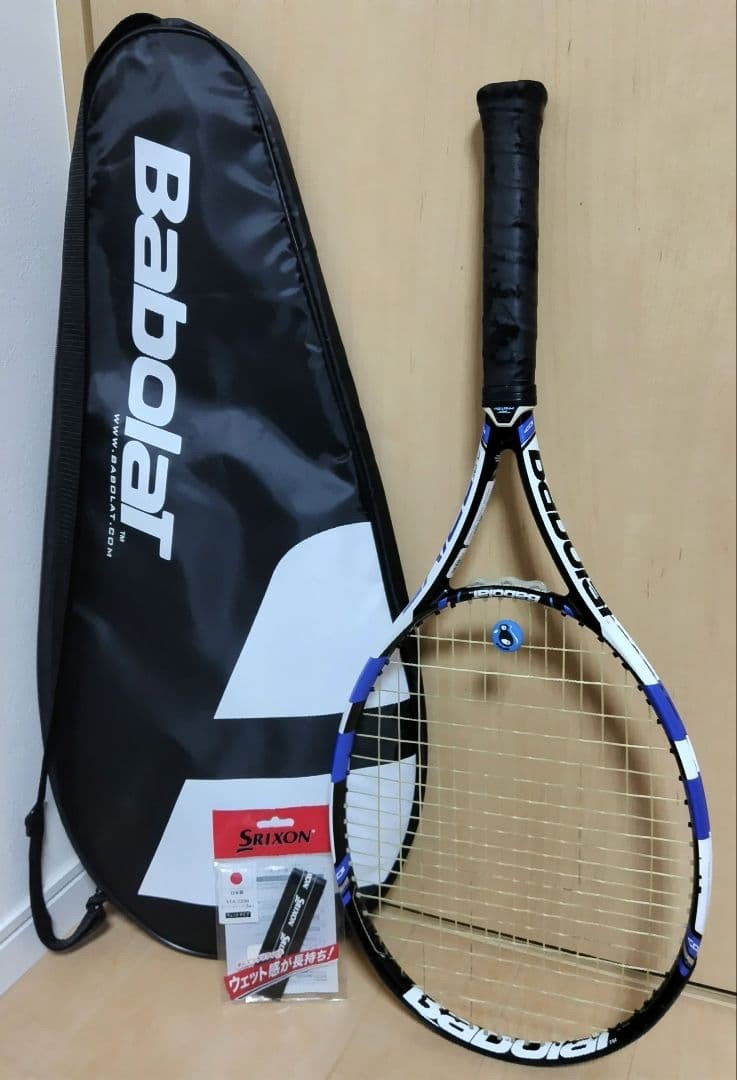 Babolat Pure Drive107 tennis racket with case and grip