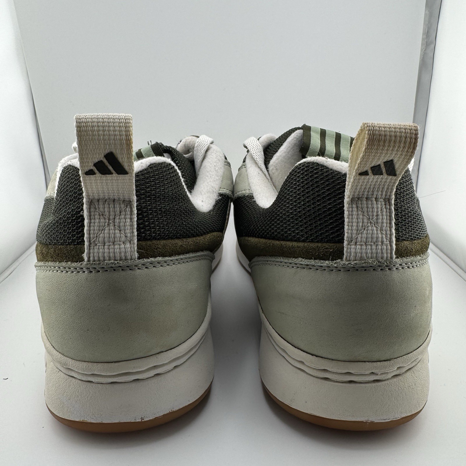 Vintage 1998 Adidas skate sneakers 075989 US11.5 KHAKI ADI2000 ADIMATIC CAMPUS image 6