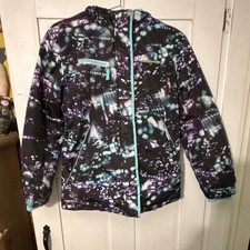 ZeroXposur Unisex Kids Ski Jacket L 14 Multicolor Hooded Insulated