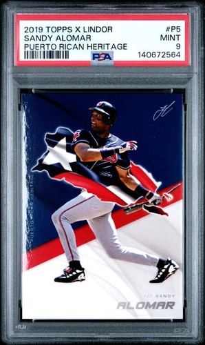 Sandy Alomar #P5 2019 Topps X Lindor Puerto Rican Heritage card
