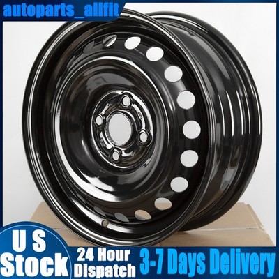 New 15 x 5.5Inch Replacement Wheel For 2018-2022 Kia Rio 15'' Black Steel Rim US