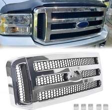 Front Grille Compatible with 2005-2007 Ford F250 F350 F450 F550 SuperDuty FO1200