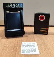 LUCKY STRIKE CIGARETTES LIMITED EDITION 934 / 2000 BLACK ZIPPO LIGHTER NIB