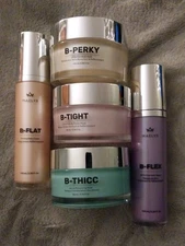 MAELYS Lot Of 5 New Creams & Masks B-Flat, Flex, Thicc, Perky, Tight 3.38oz 