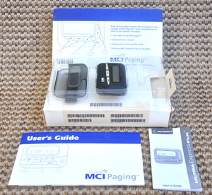Motorola Ultra Express FLX Digital Pager with Belt Clip (CIB), Tested & Working