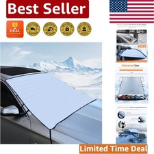 Lightweight Compact Windshield Cover - Universal Fit For All Vehicles 68.5x47