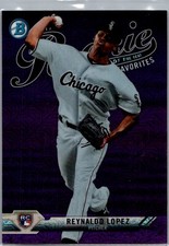 2017 Bowman Reynaldo Lopez ROY Purple Refractor /250 Chicago #ROYFI-RL