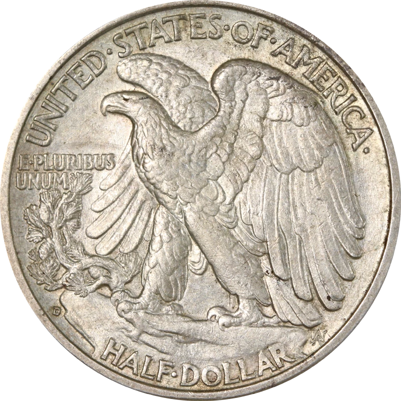 1935-D Walking Liberty Half - Choice - Image 2 of 2