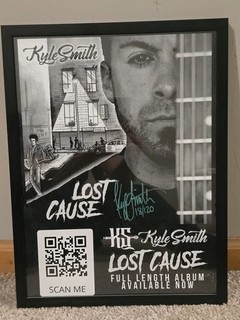 Kyle Smith Limited RARE Autographed Framed Poster Lost Cause #18/120 Punk Reggae