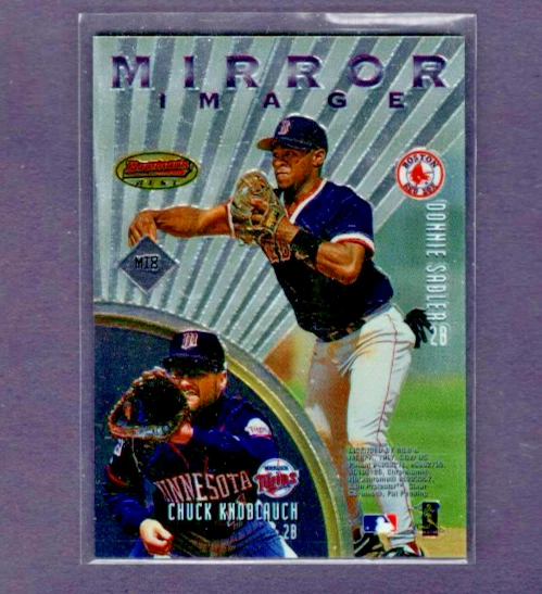Bowman's Best Mirror Image 1997 invertido paralelo 8 Craig Biggio/Chuck Knoblauch Foto 2 de 2