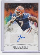 Jeremiah Moon  2022 Panini Chronicles Origins Draft Picks Rookie Auto