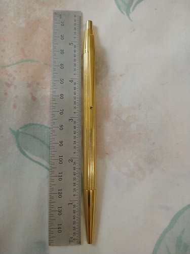 GENUINE MONTBLANC NOBLESSE GOLD FILLED BALL POINT PEN MADE IN GERMANY #1