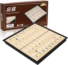 Quadpro Magnetic Japanese Shogi Board Game Set with Folding Board Classic Tra...